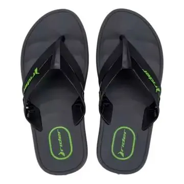 Chinelo Rider Moving 12289- GRAFITE / VERDE - 33/44 L