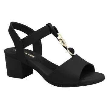 Sandália  Feminina Comfortflex 245740234/39-PRETO