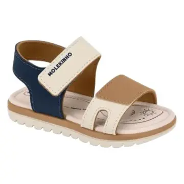 Papete Infantil Molekinho 2650.203 (12 Pares X R$ 39,90 19/26-MARIN-CAR-BCO OFF