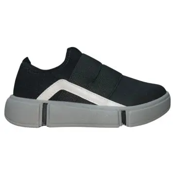 Tênis Molekinho Infantil 2838.2062736 - Preto Preto Branco Cinza