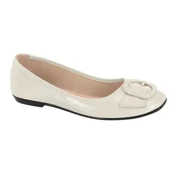 Sapatilha Feminina Moleca  5729.13434/39-BCO/OFF WHITE