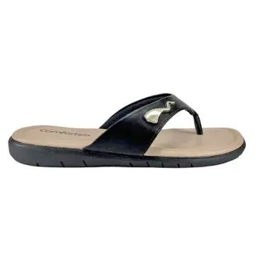 Chinelo Feminino Comfortflex  246840134/39-PRETO