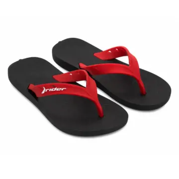 Chinelo Inf. Rider Street 11579 - PRETO/VERMELHO 26/36