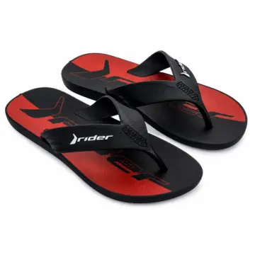 Chinelo Masc. Rider Way 11929 - PRETO/PRETO/VERMELHO 37/44