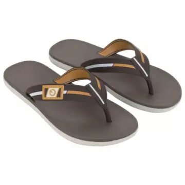 Chinelo Masc. Cartago Dublin II 12268 - MARROM/ AMARELO 37/45