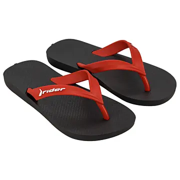 "Chinelo Infantil Rider Feel 12372 ( 12 Pares X R$ 15,40 ) 28/36-PTO/VERM 1