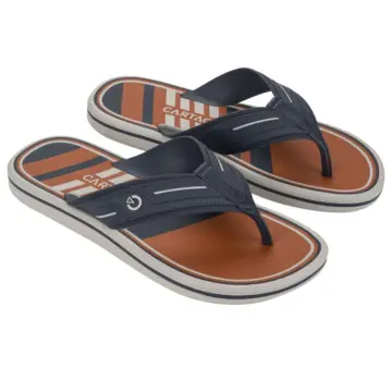 Chinelo Masc. Cartago Palermo II 12572 - BEGE/BASALTO/LARANJA 37/44