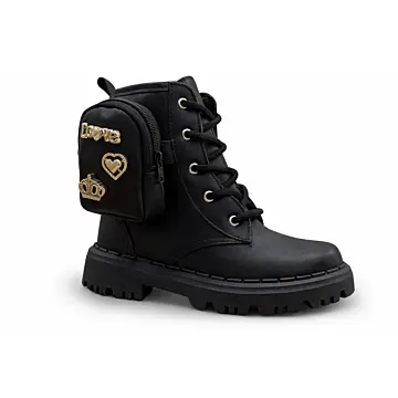Bota Inf. Nilqi B. Botons 1650.21 ( 12 X R$ 57,90 ) - PRETO 28/34 1