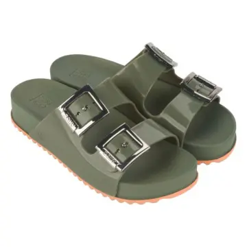 Chinelo Fem. Slide Zaxy Partner Iii 18063 - VERDE MILITAR 34/39