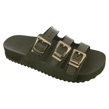 Chinelo Slide Fem. Zaxy Cross 18950 ( 12 X R$33,90 ) - VERDE/MILITAR 34/39