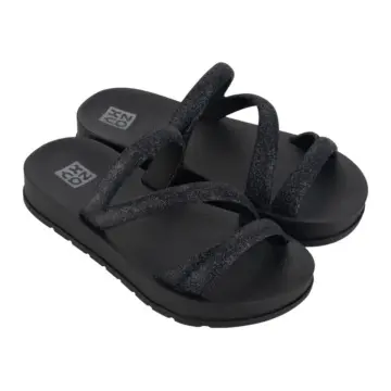 Chinelo Slide Inf. Zaxy Glitter 19008 - PRETO 28/32