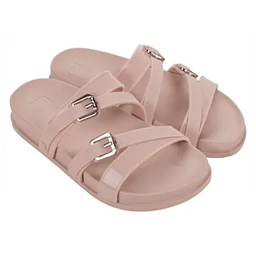 Chinelo Slide Fem. Zaxy Fine 19115 ( 12 X R$32,90 ) - NUDE CLARO 34/39 1