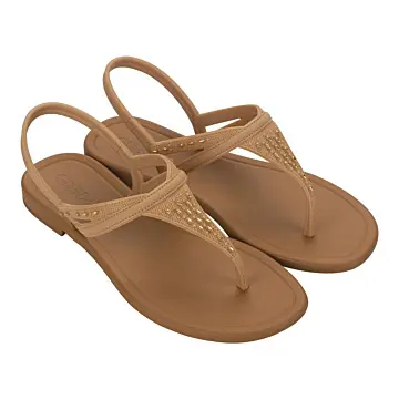 Sandalia Fem. Grendha Todo Dia Emociona 19159 - BEGE/ MEL 33/38 2