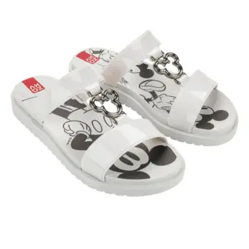 Chinelo Fem. Slide Zaxy Disney Mix 19271 - BRANCO/MICKEY 34/39