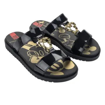 Chinelo Fem. Slide Zaxy Disney Mix 19271 - PRETO/MICKEY 34/39