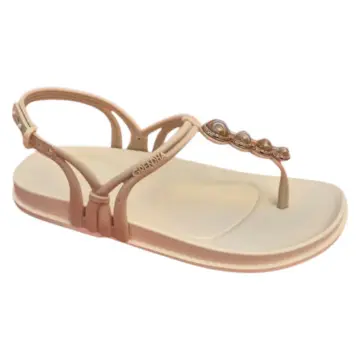 Sandalia Fem. Grendha Magnifica 19288 ( 12 X R$24,90 ) -BEGE/CLARO 33/40 1