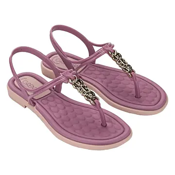 Sandalia Fem. Grendha Mais Conforto Encanto 19316 - LILAS/UVA 33/40 2