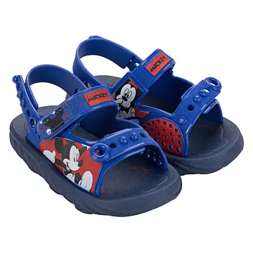 Sandália Disney Funny Baby 23125 ( 12 Pares X R$ 26,90 ) 17/25 -AZ/AZ/VERM 1