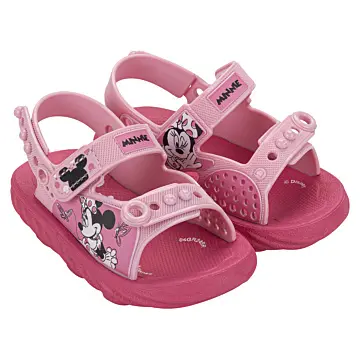Sandália Disney Funny Baby 23125 ( 12 Pares X R$ 26,90 ) 17/25 -ROSA 1