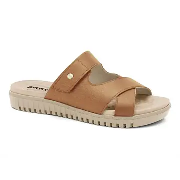 Sandalia Feminino Comfortflex Couro 2445301