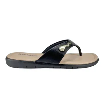 Chinelo Feminino Comfortflex  2468401 ( 12 Pares X R$ 44,90 ) 34/39-PRETO 1