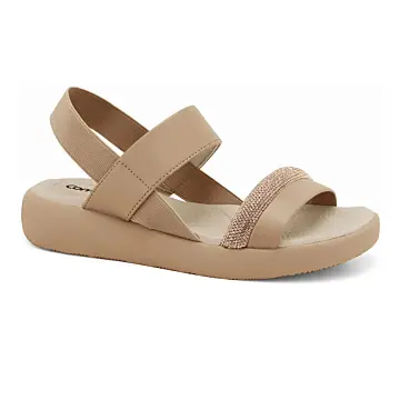 Sandália Feminina Comfortflex 2481303 ( 12 Pares X  R$ 49,90 ) 34/39-CAQUI 1