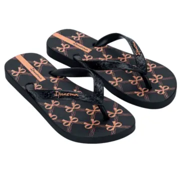 Chinelo Fem. Ipanema Fem. 25279 - PRETO/PRETO/LARANJA 34/39