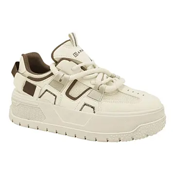 Tênis Fem.Ramarim 2576231 ( 12 Pares X R$ 129,90) 34/39-CREME 1