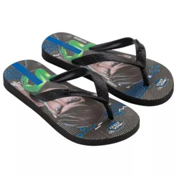 Chinelo Inf. Ipanema Polly E Max Steel 26048 - PRETO/PRETO 23/32