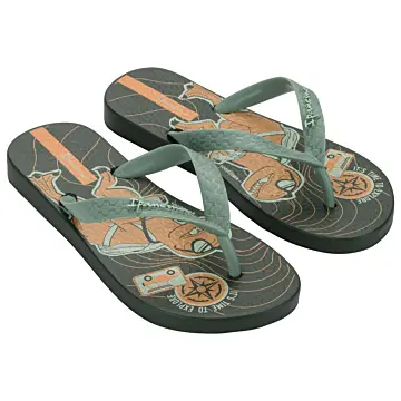 Chinelo Inf. Ipanema Fantasia 27012 (12 Pares X R$12,50) - Verde/Verde/Laranja 2