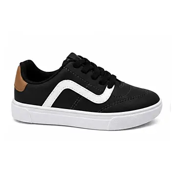 Tenis Inf.Casual Molekinho 2801.122 27/36-PTO/BCO/PINHAO