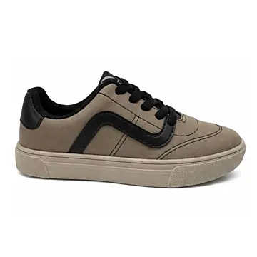 Tenis Inf.Casual Molekinho 2801.122  27/36-TAUPE/PTO