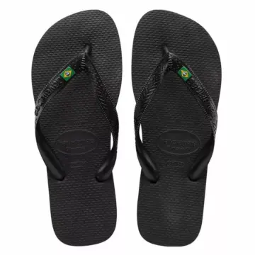 Chinelo Masc. Havaianas Brasil 4000032 ( 12 Pares X R$396,00 ) - PRETO/PRETO - 33/34 1
