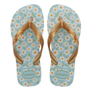 Chinelo Inf. Havaianas Kids Flores 4000052- AZUL MACEIO 27/36
