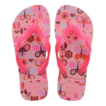 Chinelo Inf. Havaianas Kids Flores 4000052- MANGA ROSA 27/36