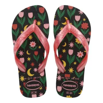 Chinelo Inf. Havaianas Kids Flores 4000052- PRETO 27/36 1