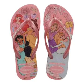 Chinelo Fem. Havaianas Kids Slim Princess 4123328 - MANGA ROSA 27/36