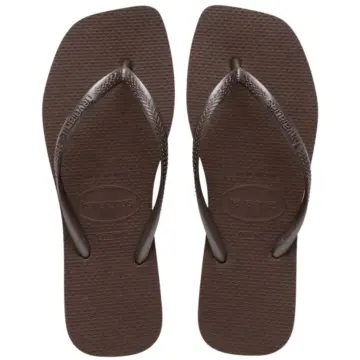 Chinelo Fem. Havaianas Slim Square 4148301 ( 12 X R$ 26,90 ) - CAFE 33/40 1