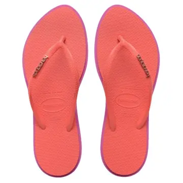 Chinelo Fem. Havaianas Slim Point 4149584 – ROSA GUN CORAL 35/41