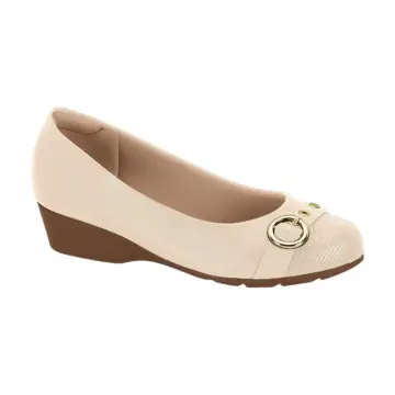 Sapato  Feminino Modare  7014.291 ( 12 Pares X R$ 54,90) 34/39-CREME 1