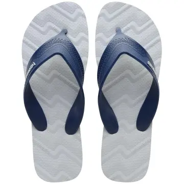 Chin. Masc. Havaianas Track Waves 4149734- CINZA/GELO - 37/44
