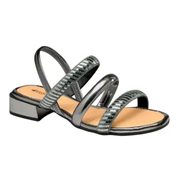 Sandalia Fem. mississipi MC031 34/39-PEWTER