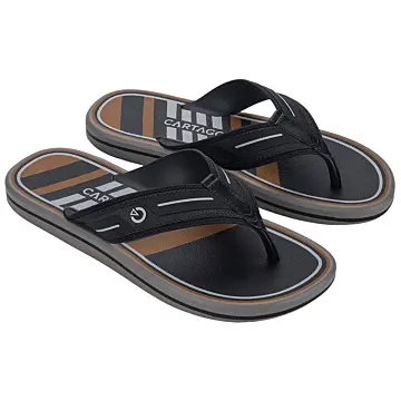 Chinelo Masculino Cartago Palermo II (12 X R$28,90) - 12572- 37/44 - CINZA/PRETO/CASTOR 1